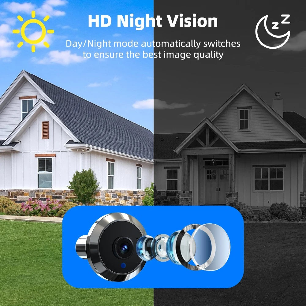 Smart 4.3" LCD Digital Peephole Door viewer Camera