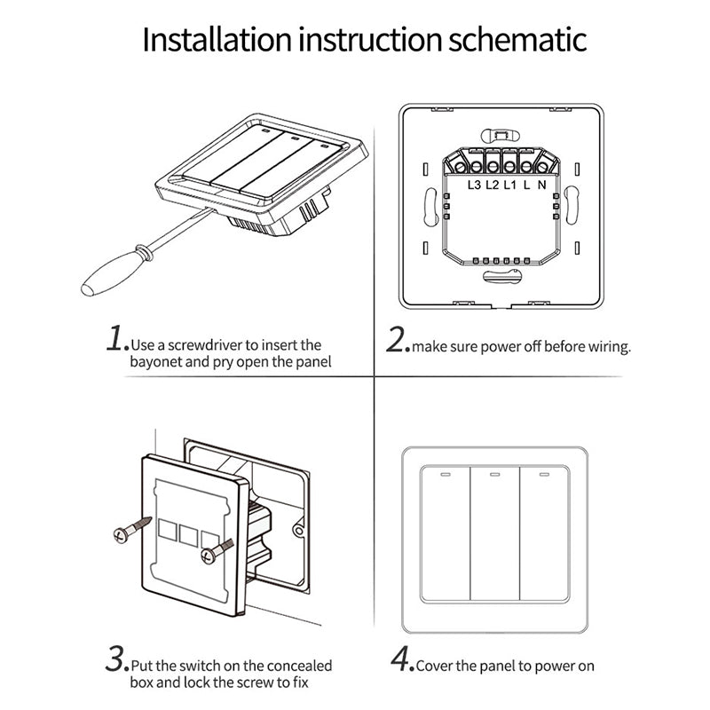 Smart Light Switch Curve Style