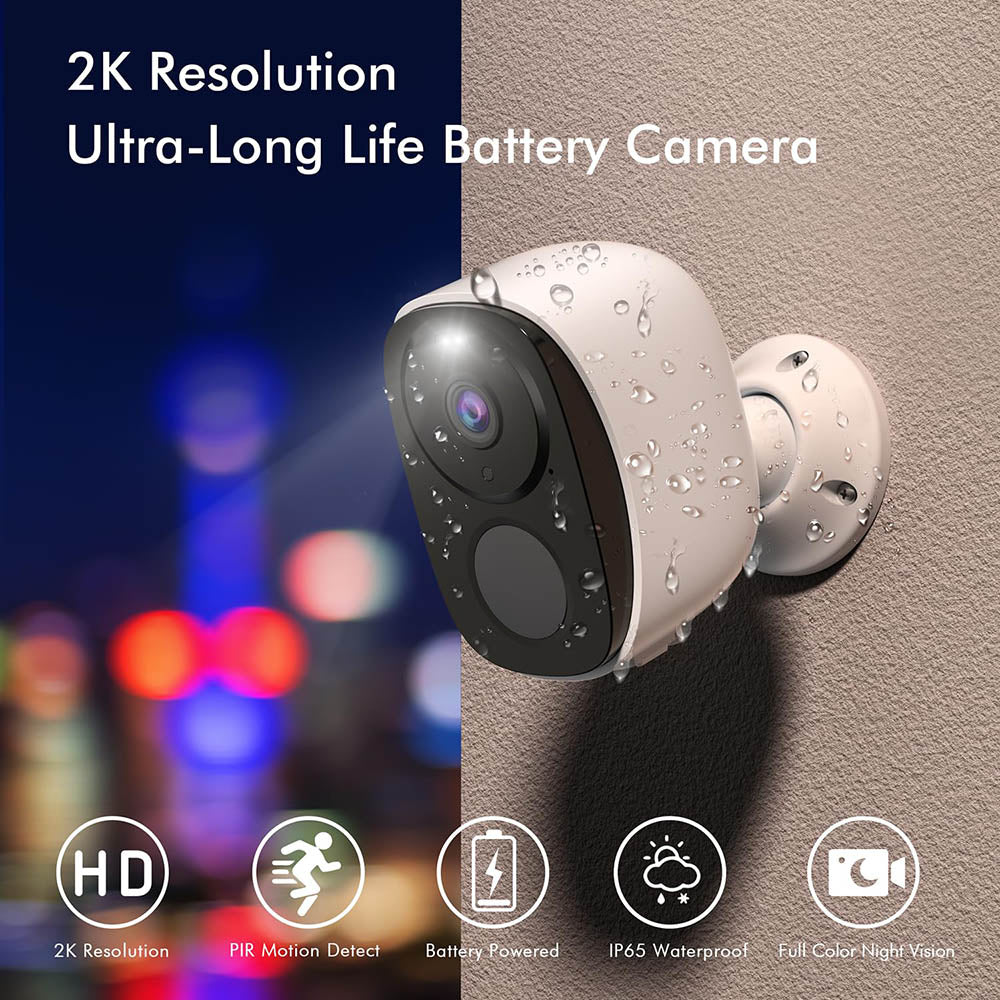 Wireless Camera Wifi Outdoor With AI Motion Detection